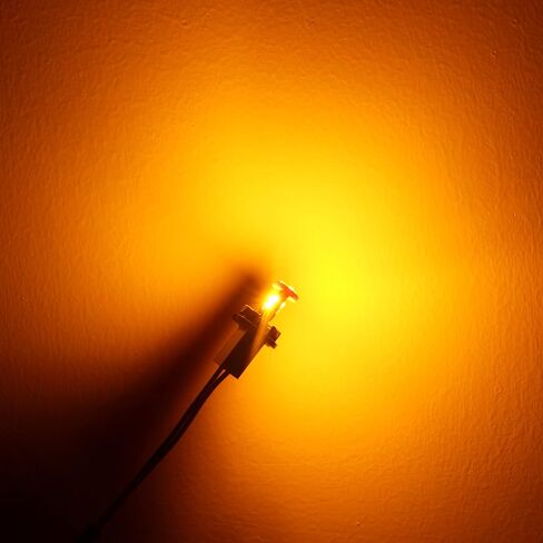 10x T10 168 194 لمبات LED، علامة جانبية صفراء كهرمانية، ترخيص، مصابيح داخلية 194NA 168NA 2825 W5W 175 194A 168A 12V مصابيح فائقة السطوع in Kuwait
