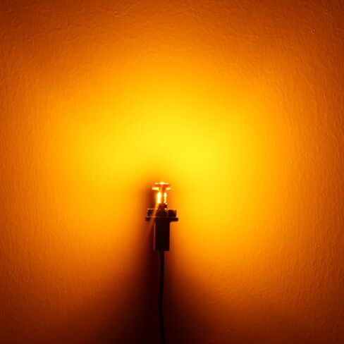 10x T10 168 194 لمبات LED، علامة جانبية صفراء كهرمانية، ترخيص، مصابيح داخلية 194NA 168NA 2825 W5W 175 194A 168A 12V مصابيح فائقة السطوع in Kuwait