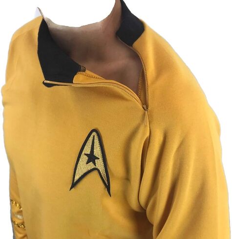 زي القميص الأصفر الكلاسيكي للكابتن الفضائي، زي تنكري TOS in Kuwait