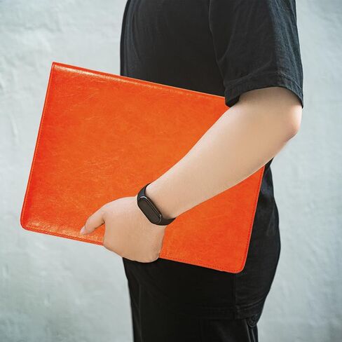 Padfolio Portfolio Organizer Binder, PU Leather Planner Binder, Interview Resume Folder, Legal Document Holder, Letter Size A4 Writing Pad Notepad Portfolio Storage with Pocket for Meeting in Saudi Arabia