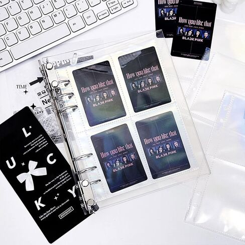 غلاف من الأكريليك الشفاف مقاس A5 من MultiBey، غطاء مجلد ذو 6 حلقات للمخطط عالي التحمل، مجلد دفتر ملاحظات قابل لإعادة الملء مقاس 7 بوصة × 9 بوصة لألبوم صور ميزانية المجلة in Kuwait