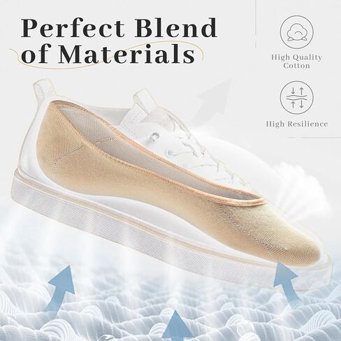 6 Pairs Ultra No Show Socks Womens For Flats Non Slip, Loafer Socks Womens Footies Socks Invisible Low Cut Socks in Saudi Arabia