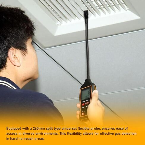 كاشف تسرب المبرد - جهاز HVAC/Auto وهالوجين متقدم مع شاشة LCD، يكتشف بدقة R22، R32، R134A، مثالي للاستخدام الاحترافي والمنزلي، استجابة سريعة. in Kuwait