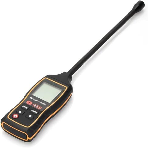 كاشف تسرب المبرد - جهاز HVAC/Auto وهالوجين متقدم مع شاشة LCD، يكتشف بدقة R22، R32، R134A، مثالي للاستخدام الاحترافي والمنزلي، استجابة سريعة. in Kuwait