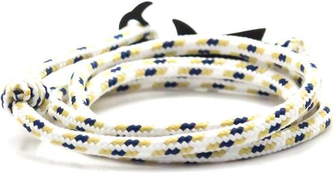 Fashion Plated Black Alloy Shark Tail Hook Colorful Rope Link Bracelet in Saudi Arabia