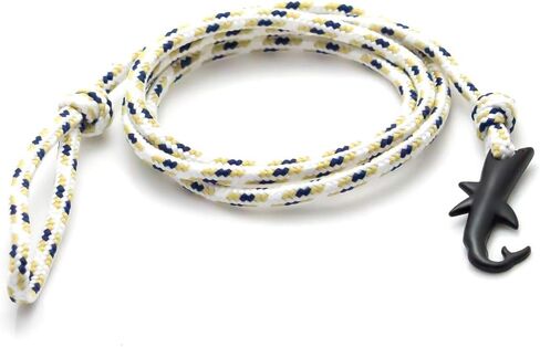 Fashion Plated Black Alloy Shark Tail Hook Colorful Rope Link Bracelet in Saudi Arabia