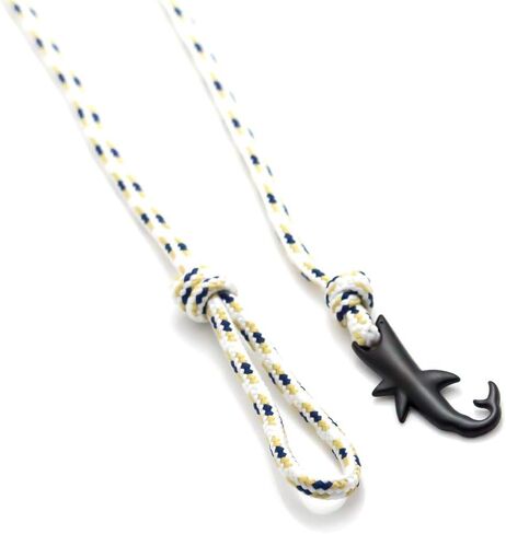 Fashion Plated Black Alloy Shark Tail Hook Colorful Rope Link Bracelet in Saudi Arabia