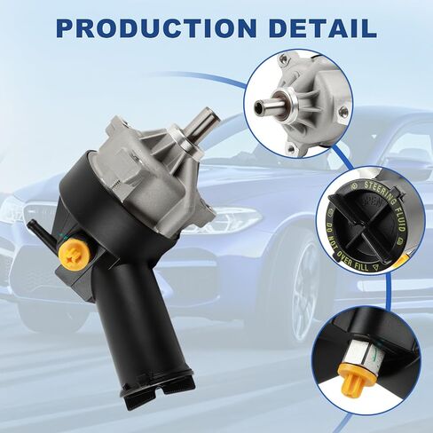 20-7272 Power Steering Pump w/Reservoir Fits for 1990-1997 Ford Bronco, F-150, F-200, F-250, F-350 3.8L/4.6L/4.9L/5.0L/5.3L/5.8L/7.3L/7.5L OE 20-7272 207272 207272F in Saudi Arabia