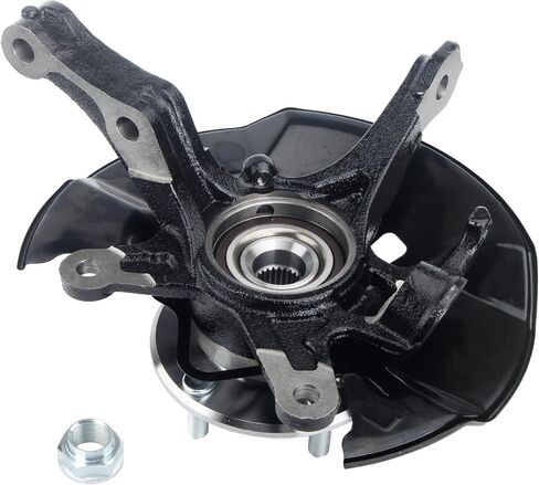 Steering Knuckle Wheel Hub Bearing Assembly Front Left Driver Compatible with Civic 1.8L 2012 2013 2014 2015 2016 in Saudi Arabia