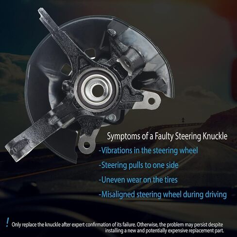 Steering Knuckle Wheel Hub Bearing Assembly Front Left Driver Compatible with Civic 1.8L 2012 2013 2014 2015 2016 in Saudi Arabia