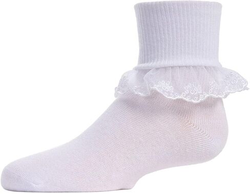 MeMoi Classic Lace Girls Ruffle Anklet Socks in Saudi Arabia