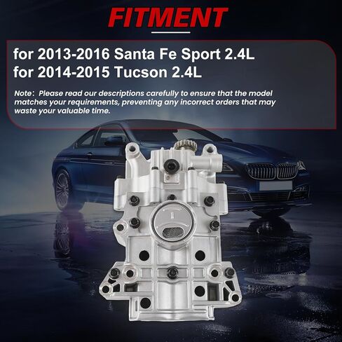 مجموعة مضخة الزيت 23300-2G400، متوافقة مع 2014 2015 Hyundai Tucson 2.4L 2013-2016 Santa Fe Sport 2.4L، قطعة استبدال السيارات 233002G400 in Saudi Arabia