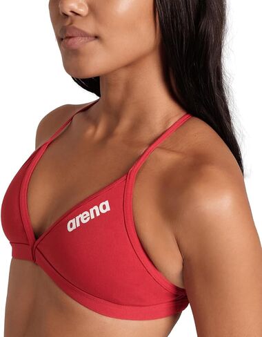 بدلة سباحة نسائية من ARENA Team Solid Swim Top Tie Back Athletic بيكيني فقط بدلة سباحة رياضية للسيدات للتدريب على السباحة التنافسية in Saudi Arabia