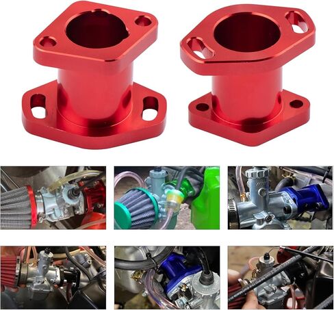 SOFO Predator 212 برغي حشية مدخل أنبوب السحب - جزء سباق الأداء لهوندا GX160 GX200 Coleman ct200u لمحركات استنساخ 6.5HP OHV الصينية 196cc (أحمر) in Kuwait