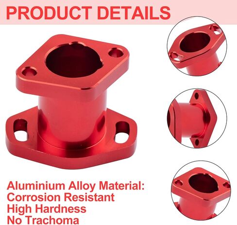 SOFO Predator 212 برغي حشية مدخل أنبوب السحب - جزء سباق الأداء لهوندا GX160 GX200 Coleman ct200u لمحركات استنساخ 6.5HP OHV الصينية 196cc (أحمر) in Kuwait