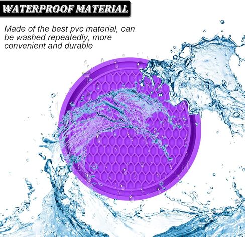 Car Cup Holder Coaster, 4 Pack Non-Slip Auto Insert Cup Coasters, 2.75 Inch Silicone Waterproof Embedded Drink Mat Universal for Vehicle, Durable Car Accessories for Men and Women (Black) in Kuwait