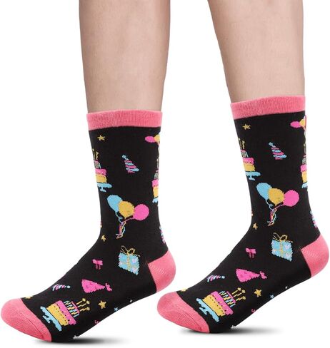 Funny Birthday Socks Gifts for 10 11 12 Year Old Girl Boy, Birthday Presents for Tween Girls Boys in Kuwait