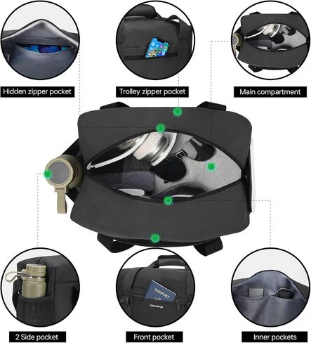 Omnpak Ryanair Cabin Bags 40x20x25,Underseat Small Hand Luggage with Shoulder Strap,Carry-On Travel Bag 20L in Saudi Arabia