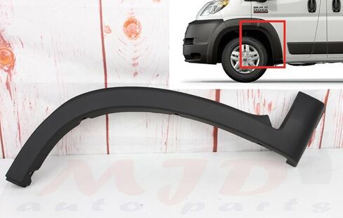 for RAM PROMASTER 2019-2023 Left Driver Side Trim MOLDING Cover Black (Fender Flare) in Saudi Arabia