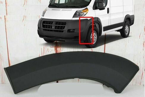 for RAM PROMASTER 2019-2023 Left Driver Side Trim MOLDING Cover Black (Fender Flare) in Saudi Arabia
