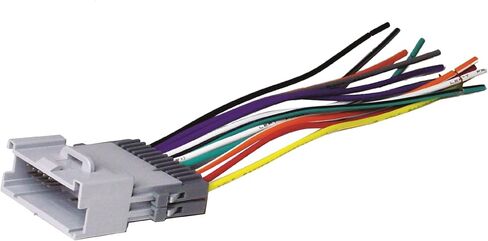 Scosche GM03B Compatible with Select 1994-05 GM Power/Speaker Connector / Wire Harness for Aftermarket Stereo Installation with Color Coded Wires,Blue in Saudi Arabia
