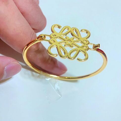 Women'S 18k Gold Geometric Bracelet, Luxurious Bracelet Designer Fashion Jewelry, Birthday Gift in Saudi Arabia