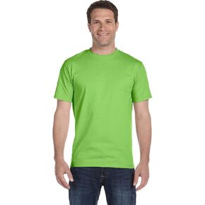 Gildan Mens DryBlend 50 Cotton/50 Poly T-Shirt, Large, Lime
