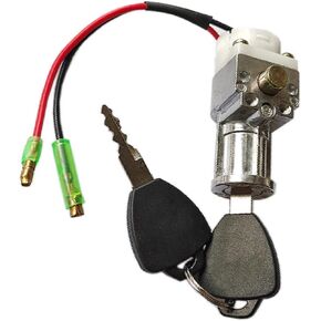 Battery Cylinder Lock Motorcycle Battery Locks Tricycle Electrombile Battery Accessories with 2 Key Motorcycle Ignition Lock