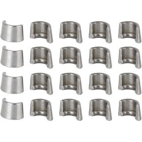 20pcs 8mm Valve Stem Diameter Hardened Valve Keeper Locks Steel Race Locks for GY6-125
