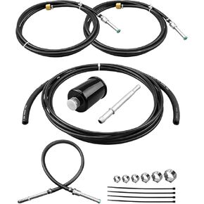 Fuel Line Replacement Kit Fit for Chevy Gmc Gas Trucks 1988-1997, Nylon Fuel Lines Kit Replace NFR0013 GM23B FL-GM22B FL-GM22B-T