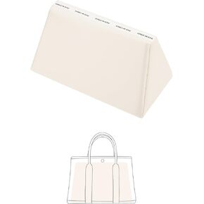 Purse Shaper Insert for Garden Party 30 Bag, Tote Bag Pillow to Keep Shape, Soft Satin Surface with Memory Foam Inner without Overfull (Craie, GP30