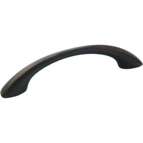 Amerock | Cabinet Pull | Oil Rubbed Bronze | 3-3/4 inch (96 mm) Center to Center | Vaile | 10 Pack | Drawer Pull | Drawer Handle | Cabinet Hardware