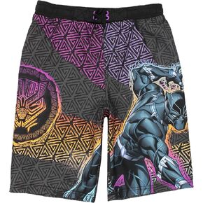 Marvel Black Panther Boys Swim Trunks, UPF50 Sun Protection, Quick Dry Swimsuit