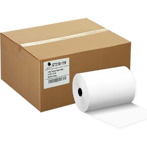 GORILLA SUPPLY Thermal Paper Receipt Rolls, Credit Card, POS/Cash Register Paper, for First Data FD100 FD200 FD300 Hypercom T77, BPA Free, 3.125 x 119 ft, 50 Rolls