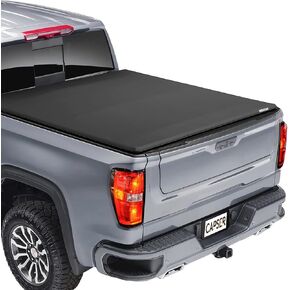 غطاء تونيو لسرير الشاحنة الناعم بطول 5.8FT متوافق مع 2019-2024 Chevy Silverado/GMC Sierra 1500 Fleetside 5.8 قدم (69.9 بوصة)