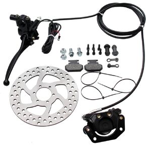 Rear Hydraulic Disc Brake Pump Caliper Pad Plate Assembly For Electric Car City Scooter Hole 8mm