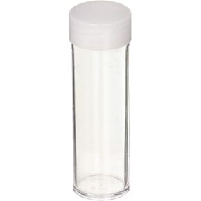 BCW Coin Tubes for US Nickels - 10ct | Durable Plastic Tube Coin Holders | Coin Collecting Supplies | Nickel Coin Tubes | Coin Storage Tubes with Airtight Lids