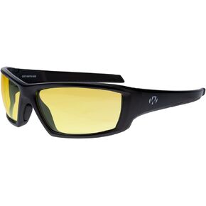 Walker's Vector Full Frame Shooting Glasses Amber w/CASE, Multi, One Size (GWP-IKNFF4-AMB)