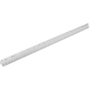 Alumicolor Engineer Triangular Hollow Drafting Scale, Aluminum, 18 inches, Silver (3240-1)