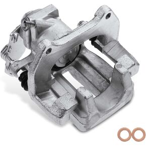 A-Premium Disc Brake Caliper Assembly with Bracket Compatible with Select Audi Models - Allroad Quattro 2003 2004 2005, V8 4.2L - Rear Left Driver Side