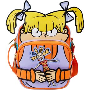 Loungefly Rugrats Angelica Crossbuddies Crossbody Bag with Coin Bag
