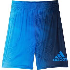 adidas Boy's Feel Free Shorts (Bid Kids) Blue Rush XL (18-20 Big Kid)