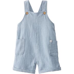 little planet by carter's unisex-baby Organic Cotton Gauze Shortall