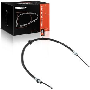 A-Premium Front Side Parking Brake Cable Assembly Compatible with Chevrolet and GMC Models: Blazer 2003-2005, S10 2003-2004, Jimmy 2002-2005, Sonoma 2003-2004 - Replace# 15174789