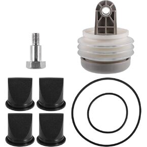 X AUTOHAUX 1 Set Pump Bellows Kit Replacements Black White for/Sealand VG and VHT Series