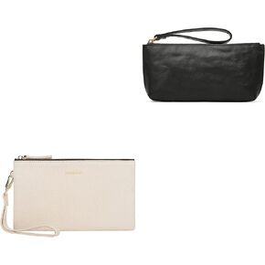 دوريس آند جاكي محفظة يد من جلد الماعز من جلد الماعز حقيبة صغيرة لطيفة مع حزام (3 أوف وايت) in Kuwait