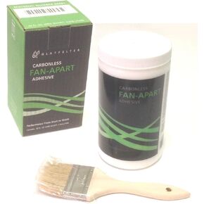 Glatfelter Carbonless Fan-Apart Adhesive (26361) - One Quart and Brush