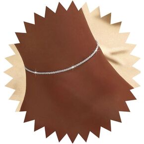 Yalice 14K Gold Ankle Bracelets for Women Layered Anklets 925 Sterling Silver Anklet Set Shiny Waterproof Ankle Chain Cross Beach Foot Jewelry Gifts