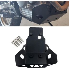 Worldmotop Engine Skid Plate Replacement for Yamaha Serow XT250 Tricker XT250X 2014-2022 Motorcycle Engine Protective skid plate cover (black)