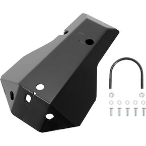 KUAFU Rear Dana 44 Chassis Skid Plate Compatible with 2007-2018 Jeep Wrangler JK Powder Coated Heavy Duty Steel Black